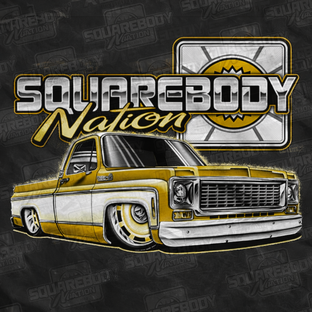 #15 Gold/White Square Body Sweatshirt