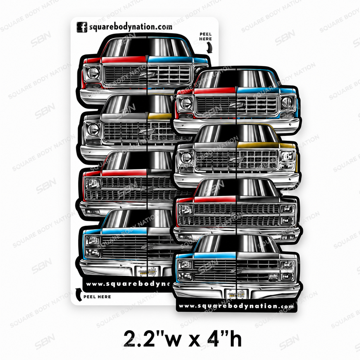 #13 73-87 Grille Sticker