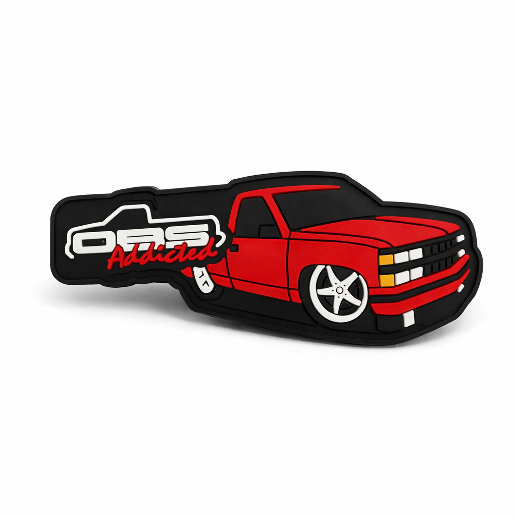 Red OBS PVC/Rubber Patch