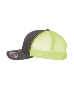 Charcoal/ Neon Green