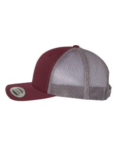 Maroon/ Grey