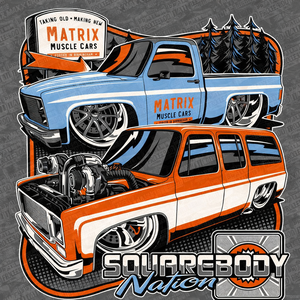 #11 Turbo Burb & Blue Square Body Banner