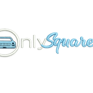 "Only Squares" Embroidered