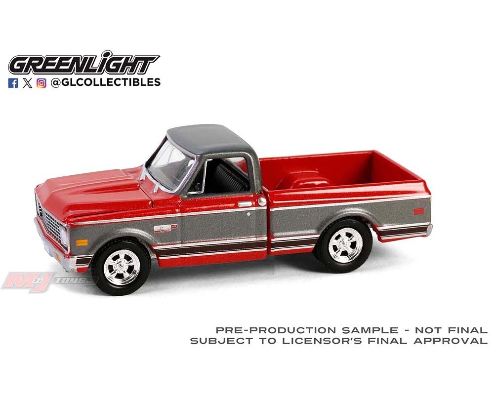 1972 Chevrolet Cheyenne C10 Short Bed – Red with Grey