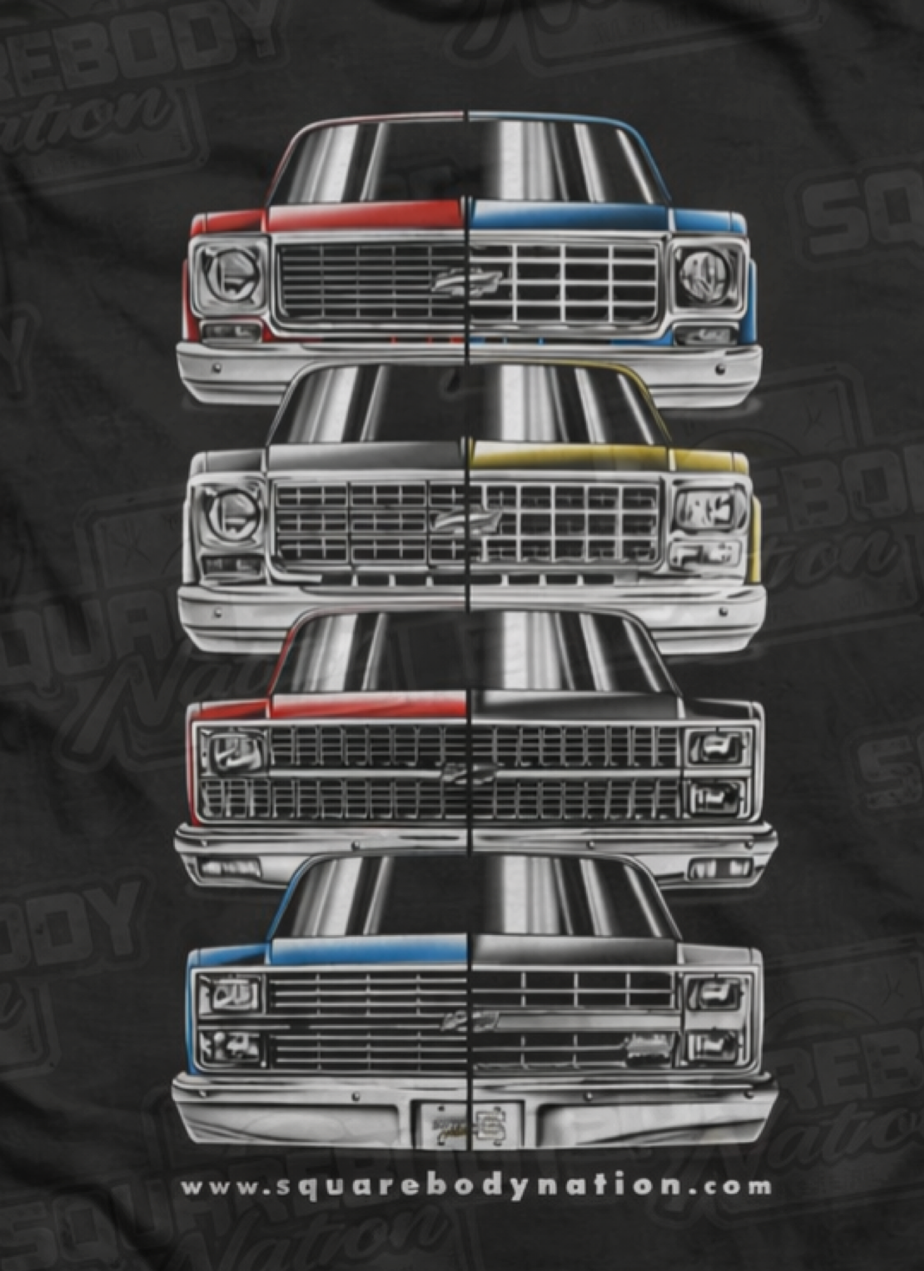 #13 73-87 Squarebody Grilles Sweatshirt